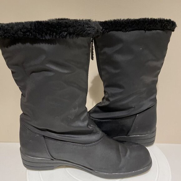 Totes STARIDE 2 Winter Boots Women's Size 6 Medium Waterproof Zip Front Cozy - Picture 7 of 9
